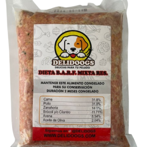 Dieta  B.A.R.F Mixta de Res
